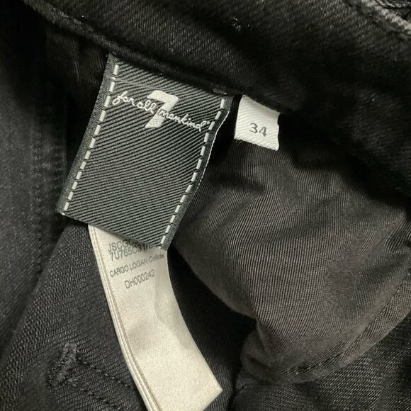 7 For All Mankind Women's Jeans Cargo Pants Stretch Straight NWT - Picture 5 of 13